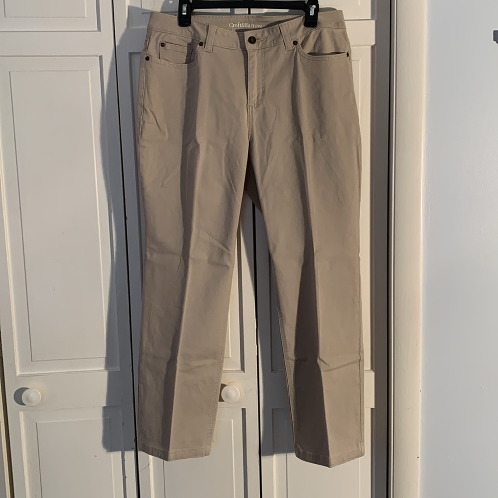 Croft & Barrow Classic Fit Straight Leg Khaki Pants